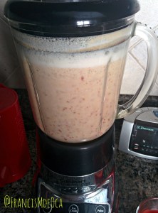 Licuas todos los ingredientes